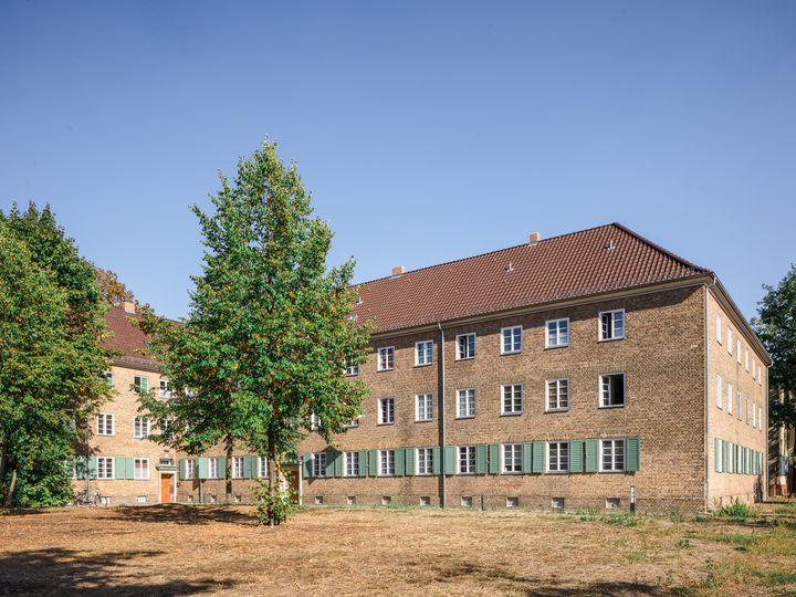 Sanierte Altbausiedlung in Babelsberg, Heidesiedlung