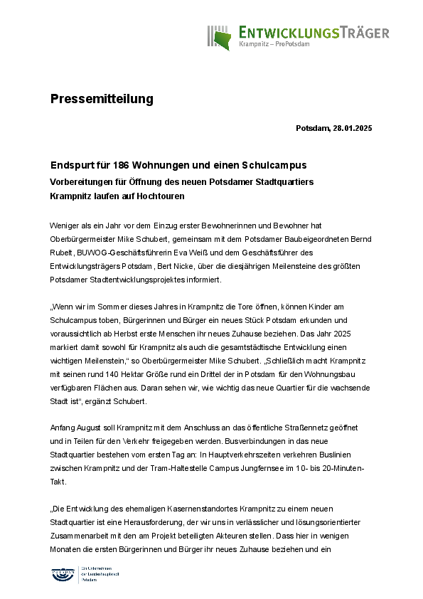 Entwicklungsträger Krampnitz